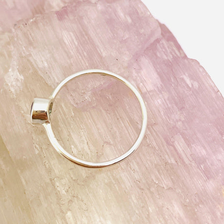 Iolite Round Faceted Fine Band Ring R3754-IO - Nature's Magick