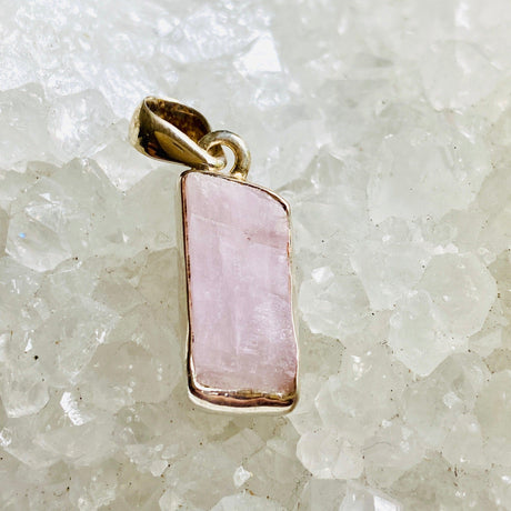 Kunzite petite raw pendant PPR-KUN - Nature's Magick