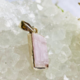 Kunzite petite raw pendant PPR-KUN - Nature's Magick