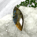 Labradorite marquise pendant KPGJ3511 - Nature's Magick