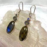 Labradorite multi stone earrings KEGJ646 - Nature's Magick
