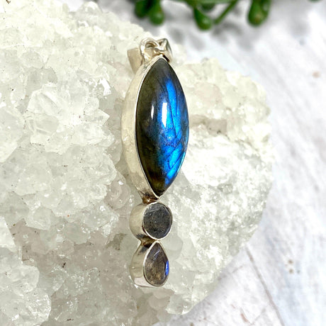 Labradorite multi-stone pendant KPGJ2057 - Nature's Magick