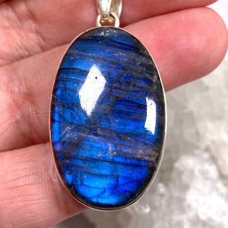 Labradorite oval pendant KPGJ2366 - Nature's Magick