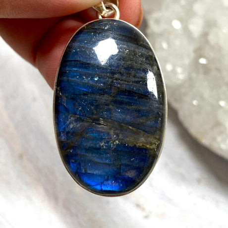 Labradorite oval pendant KPGJ2366 - Nature's Magick