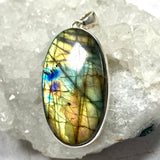 Labradorite oval pendant KPGJ3501 - Nature's Magick