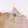 Labradorite Round Faceted Fine Band Ring R3754-LA - Nature's Magick