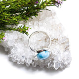 Larimar oval ring s.8 KRGJ1373 - Nature's Magick