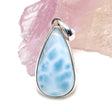 Larimar teardrop pendant PPGJ352 - Nature's Magick