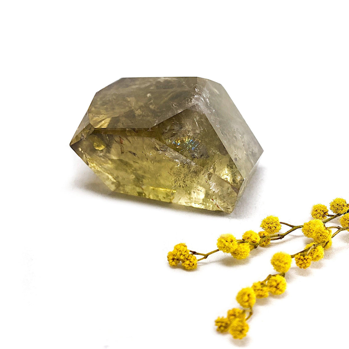 Lemon Quartz polyhedron LQP-07 - Nature's Magick