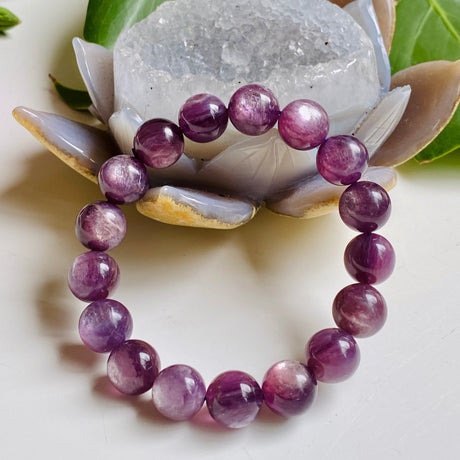 Lepidolite (A grade / gem quality) bracelet - Nature's Magick