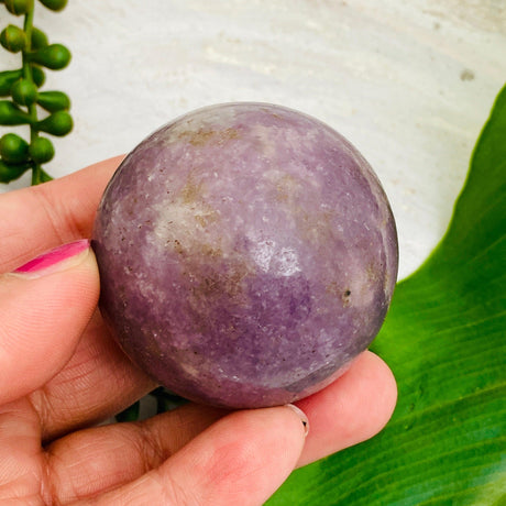 Lepidolite Spheres LPS-03 - Nature's Magick