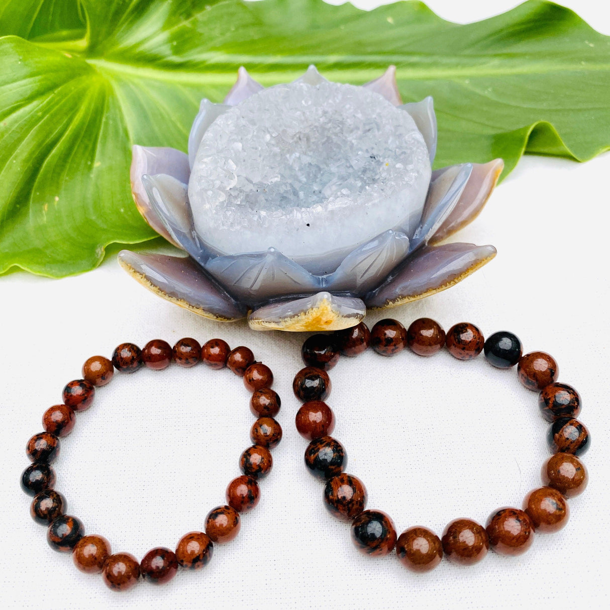 Mahogany obsidian bracelet - Nature's Magick