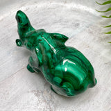 Malachite Elephant Carving MCH-CAR-12 - Nature's Magick