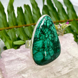 Malachite freeform ring s.10 KRGJ2132 - Nature's Magick