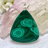 Malachite teardrop pendant KPGJ3324 - Nature's Magick