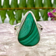 Malachite teardrop ring s.10 KRGJ2624 - Nature's Magick