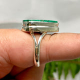 Malachite teardrop ring s.11 KRGJ2625 - Nature's Magick