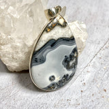 Maligano Jasper teardrop cabochon pendant KPGJ2138 - Nature's Magick