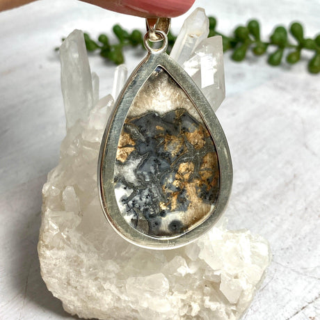 Maligano Jasper teardrop cabochon pendant KPGJ2138 - Nature's Magick