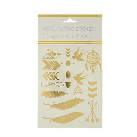 Metallic body art / temporary tattoos - Nature's Magick