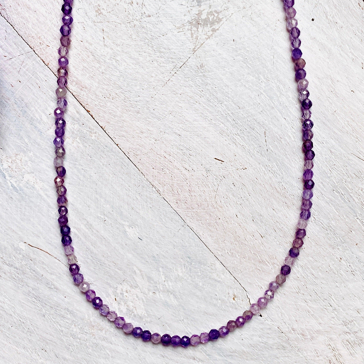 Micro Bead Necklace - Amethyst - Nature's Magick