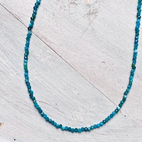 Micro Bead Necklace - Apatite - Nature's Magick