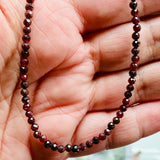 Micro Bead Necklace - Garnet - Nature's Magick