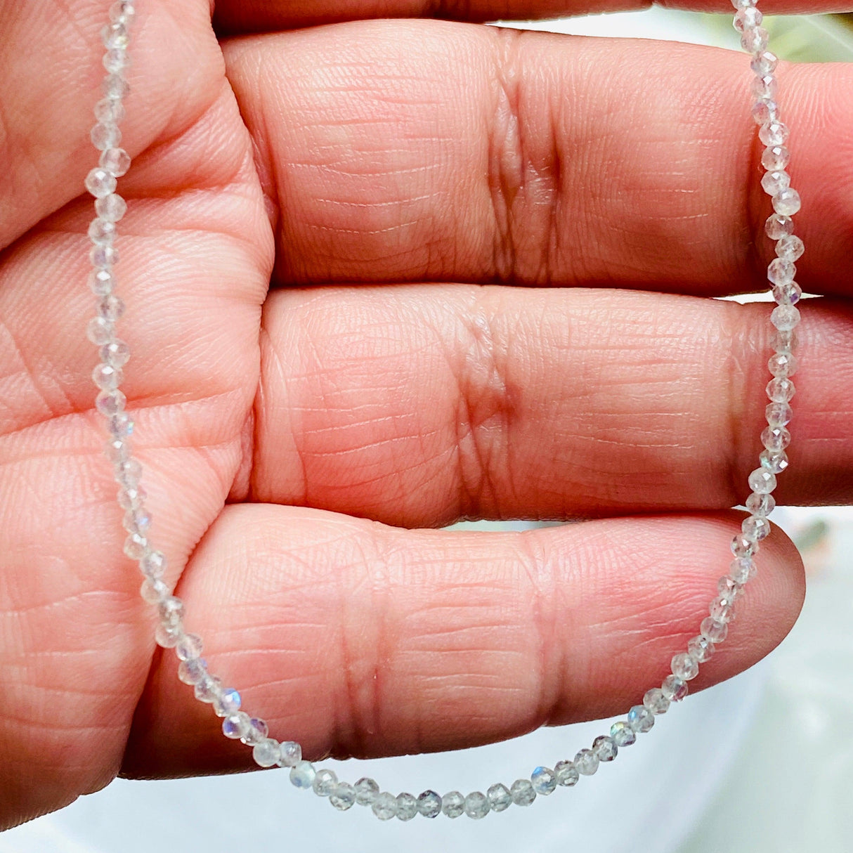 Micro Bead Necklace - Labradorite - Nature's Magick