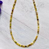 Micro Bead Necklace - Mexican Fire Opal - Nature's Magick