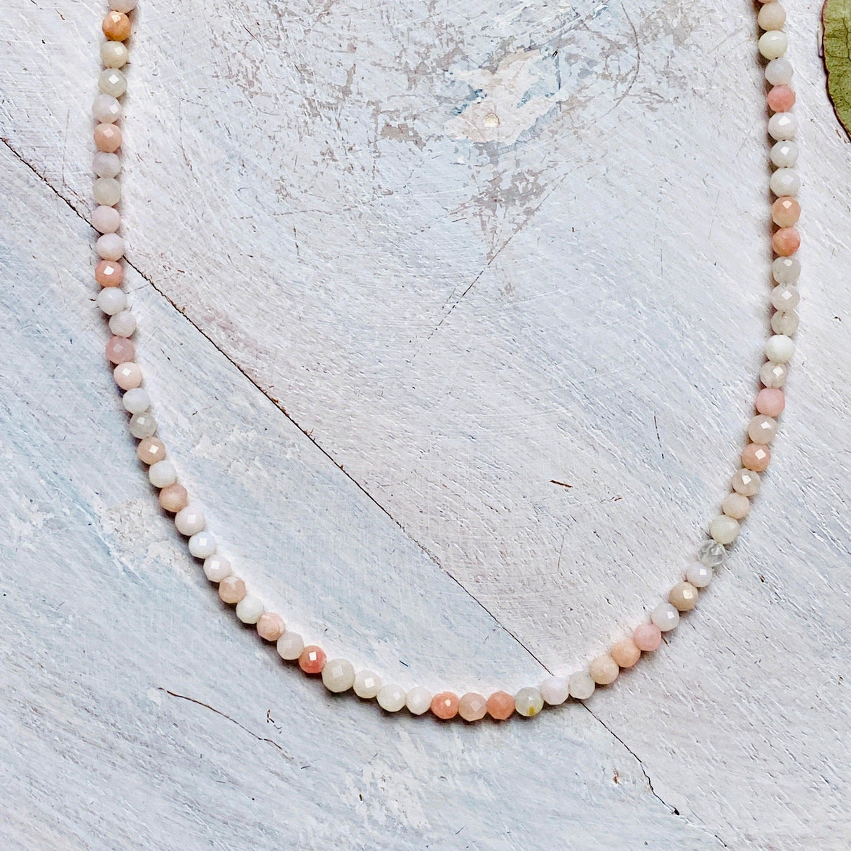 Micro Bead Necklace - Mixed/ Coloured Moonstone - Nature's Magick