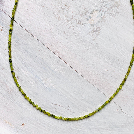 Micro Bead Necklace - Serpentine - Nature's Magick