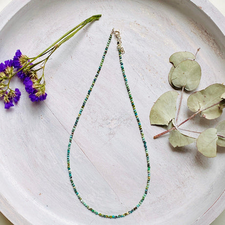 Micro Bead Necklace - Turquoise - Nature's Magick