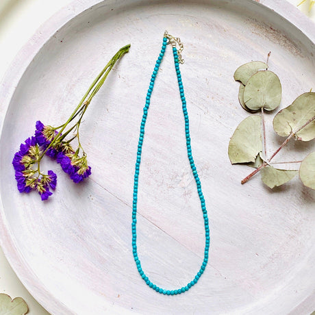 Micro Bead Necklace - Turquoise - Nature's Magick