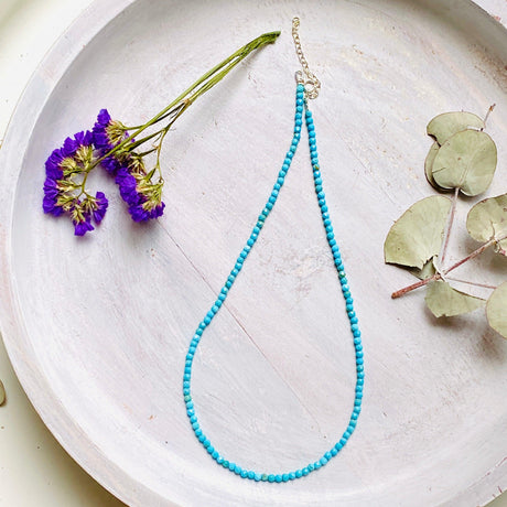 Micro Bead Necklace - Turquoise - Nature's Magick