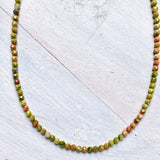 Micro Bead Necklace - Unakite - Nature's Magick