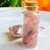 Mini tumbled stones (Chips) 50g - Strawberry Quartz - Nature's Magick