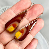 Mookaite teardrop cabochon earrings KEGJ738 - Nature's Magick