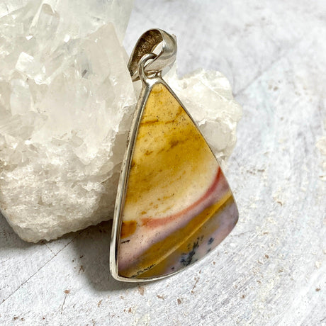 Mookaite triangle cabochon pendant PPGJ117 - Nature's Magick