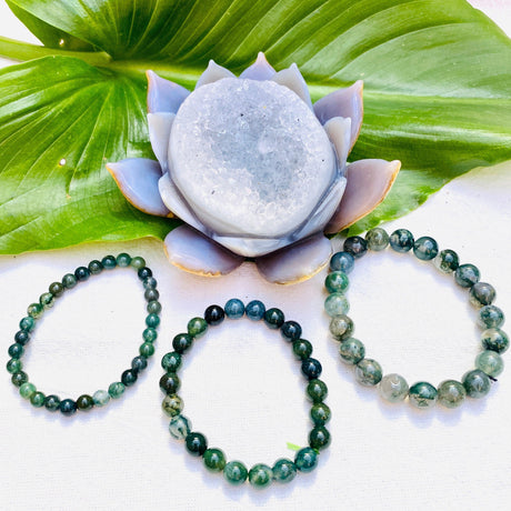 Moss Agate bracelet - Nature's Magick