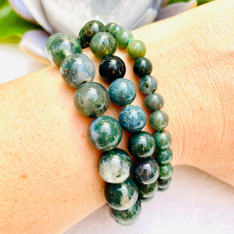 Moss Agate bracelet - Nature's Magick