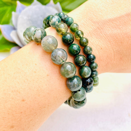 Moss Agate bracelet - Nature's Magick