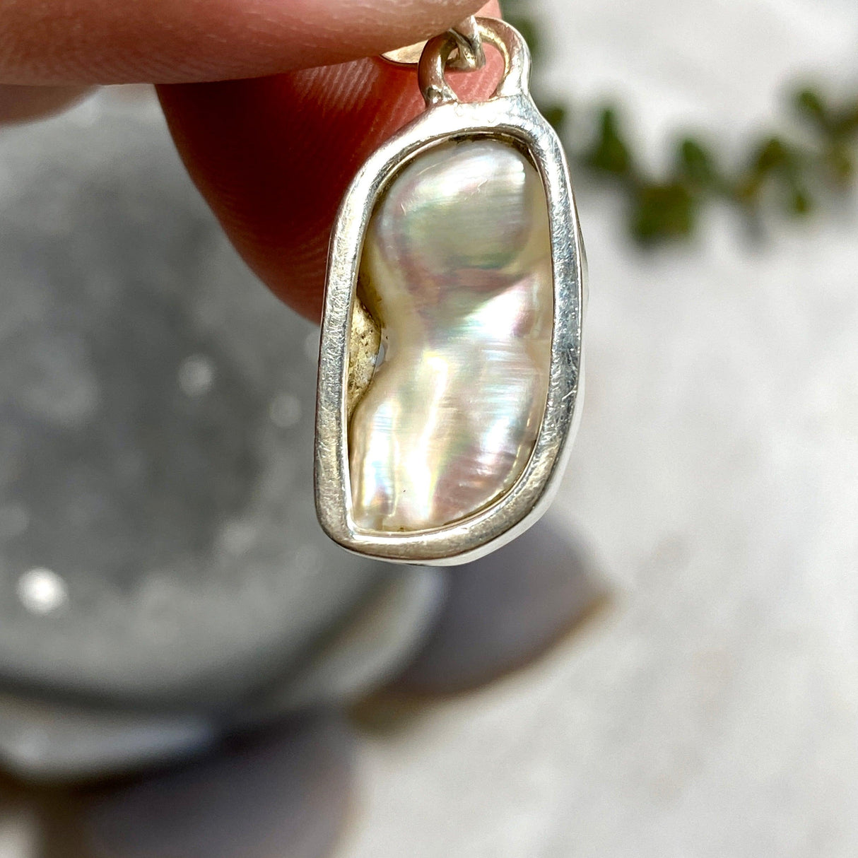 Pearl freeform pendant KPGJ3287 - Nature's Magick