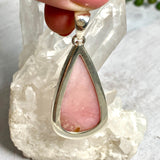 Pink Opal teardrop pendant KPGJ3278 - Nature's Magick