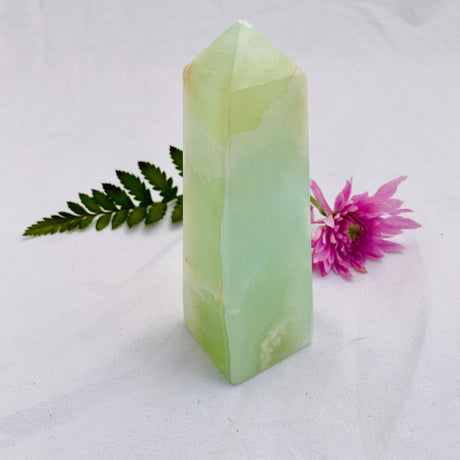 Pistachio Calcite Obelisk PCG-08 - Nature's Magick