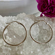 Plain Hoop Earrings 30mm SE329 - Nature's Magick