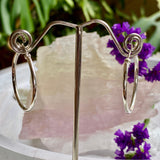 Plain Hoop Earrings 30mm SE329 - Nature's Magick