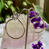 Plain Hoop Earrings 30mm SE329 - Nature's Magick