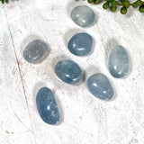 Polished Celestite Tumble Stones - Nature's Magick