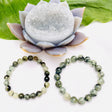 Prehnite with Epidote Bracelet - Nature's Magick