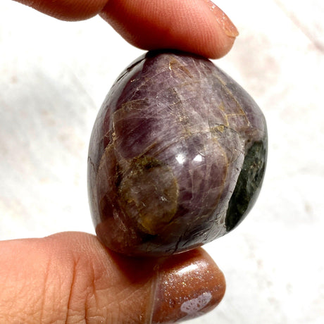 Purple Anhydrite / Angelite Tumble Stone 60-80g CR3419 - Nature's Magick